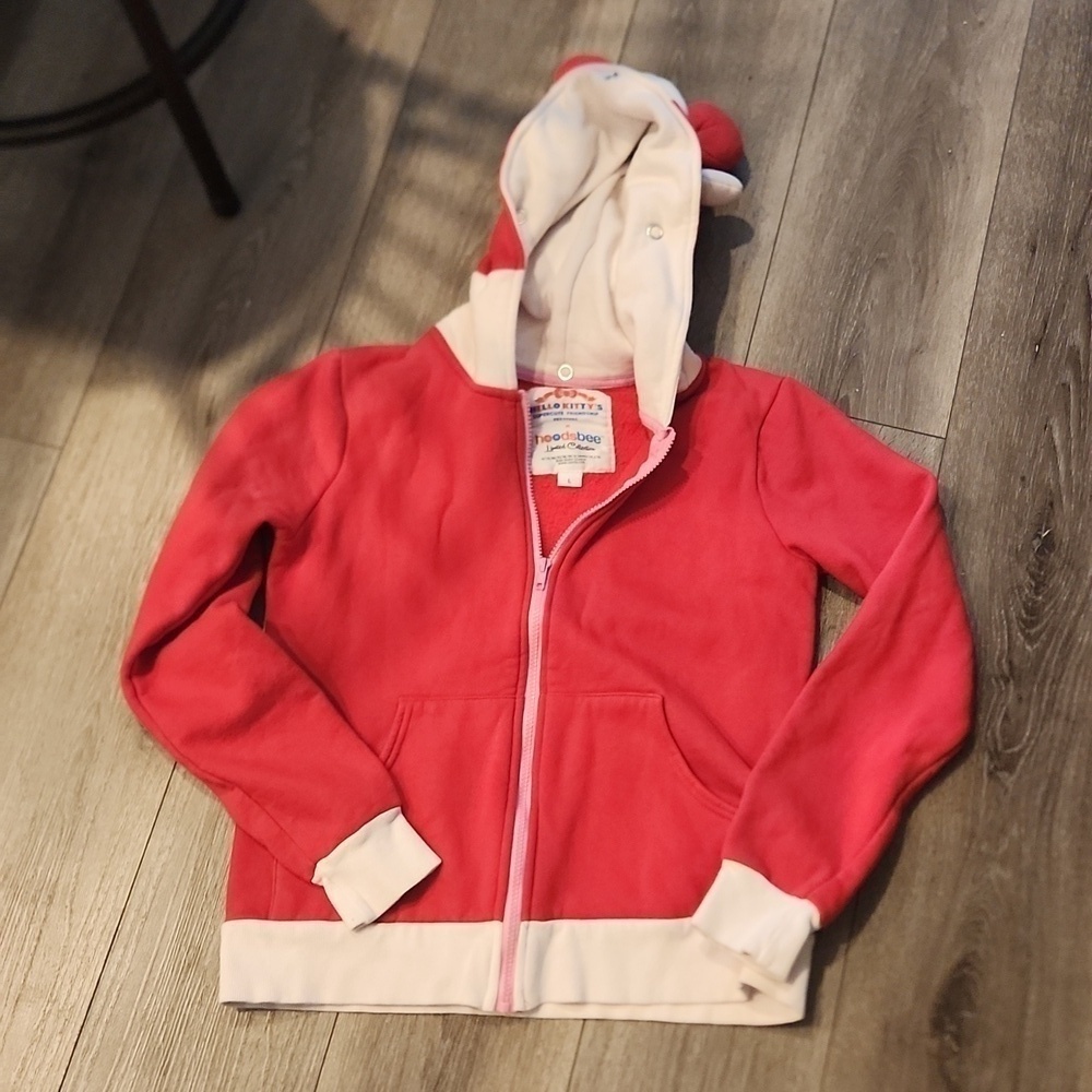 Hello Kitty Zip Up Hoddie